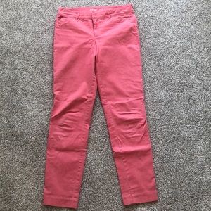 Old Navy Coral Pixie Ankle Pants